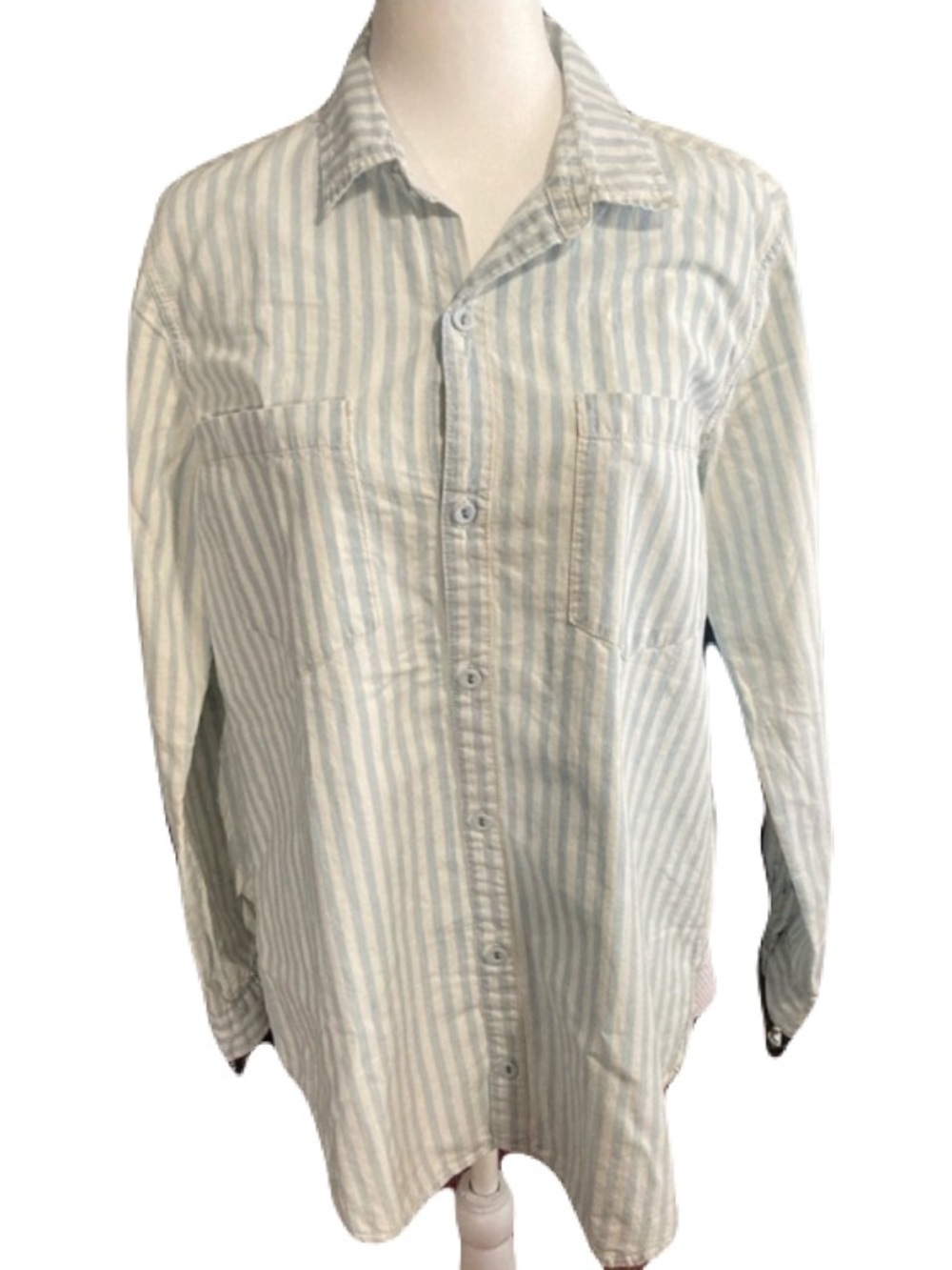 Lucky Brand Boyfriend Button-Down Long-Sleeved Shirt NWT